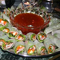 Spring Rolls with Chicken