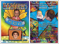 Image for the The Hill 40th Birthday Party Invitation Picture for The Hill 40th Birthday Party Invitation