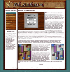 Image for the Web Authoring Web Site Picture for Web Authoring Web Site